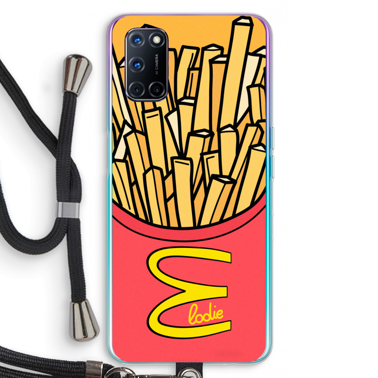 McElodie: Oppo A92 Transparant Hoesje met koord