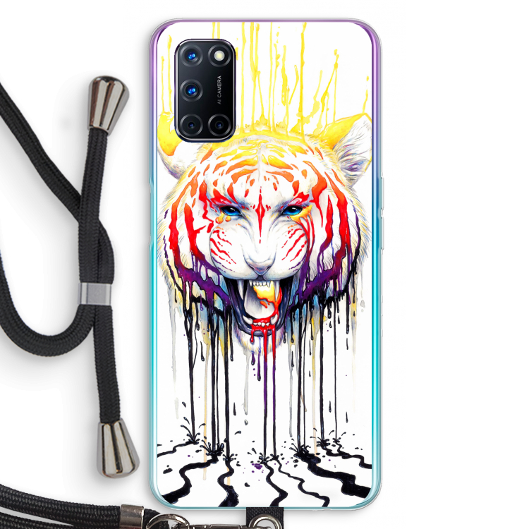 Fading: Oppo A92 Transparant Hoesje met koord