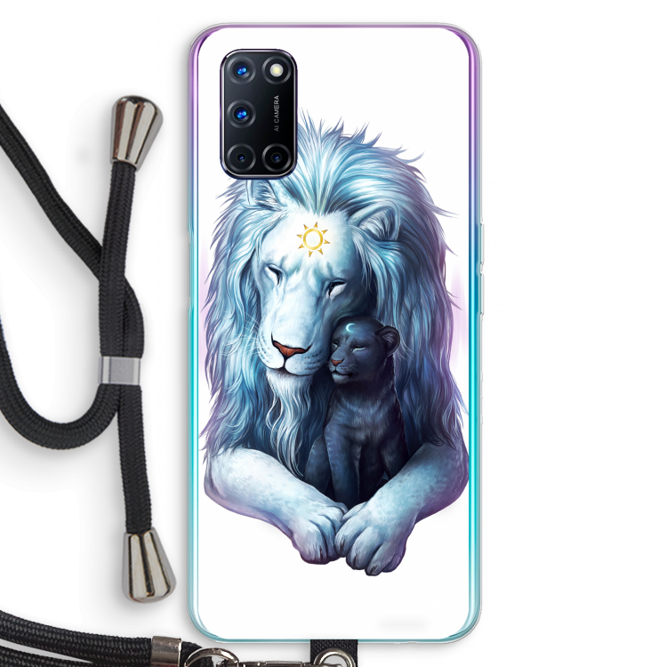 Child Of Light: Oppo A92 Transparant Hoesje met koord