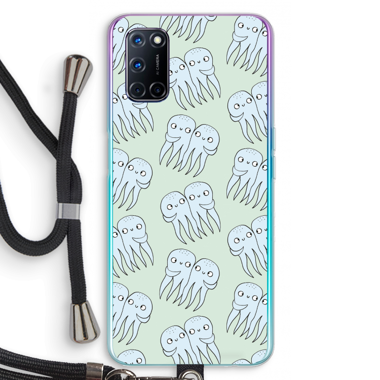 Octopussen: Oppo A92 Transparant Hoesje met koord