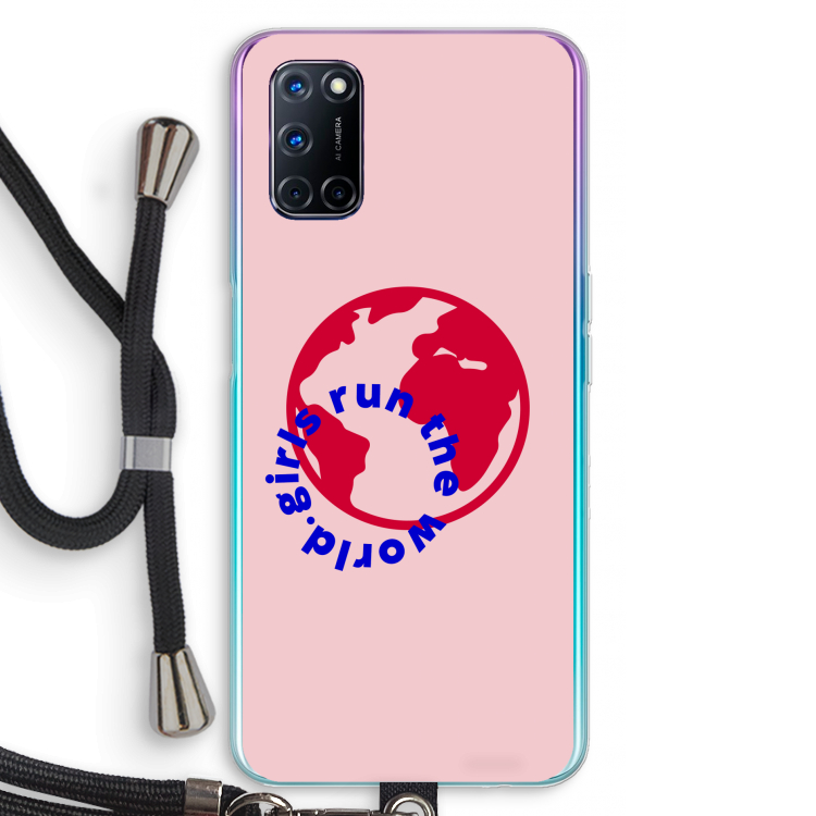 Run The World: Oppo A92 Transparant Hoesje met koord