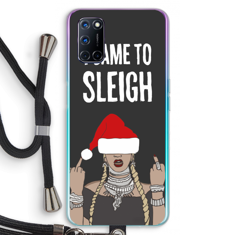 Came To Sleigh: Oppo A92 Transparant Hoesje met koord
