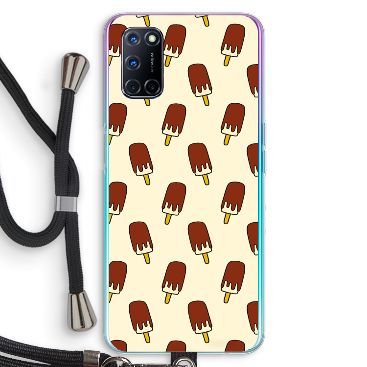 Yummy: Oppo A92 Transparant Hoesje met koord