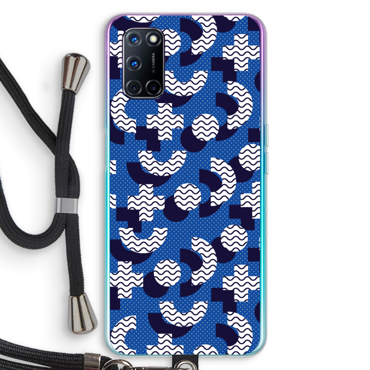 8-bit N°5: Oppo A92 Transparant Hoesje met koord