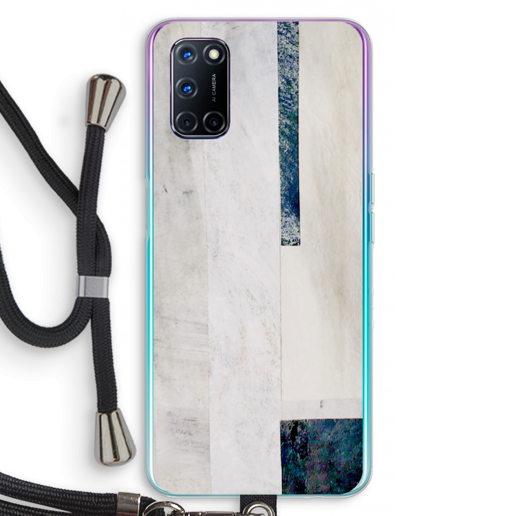 Meet you there: Oppo A92 Transparant Hoesje met koord