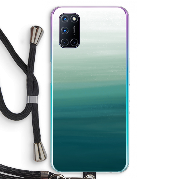 Ocean: Oppo A92 Transparant Hoesje met koord
