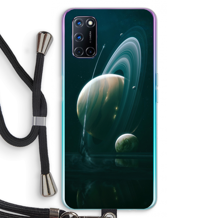 Mercurius: Oppo A92 Transparant Hoesje met koord