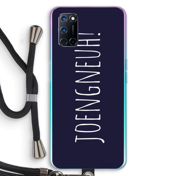 Joengneuh!: Oppo A92 Transparant Hoesje met koord