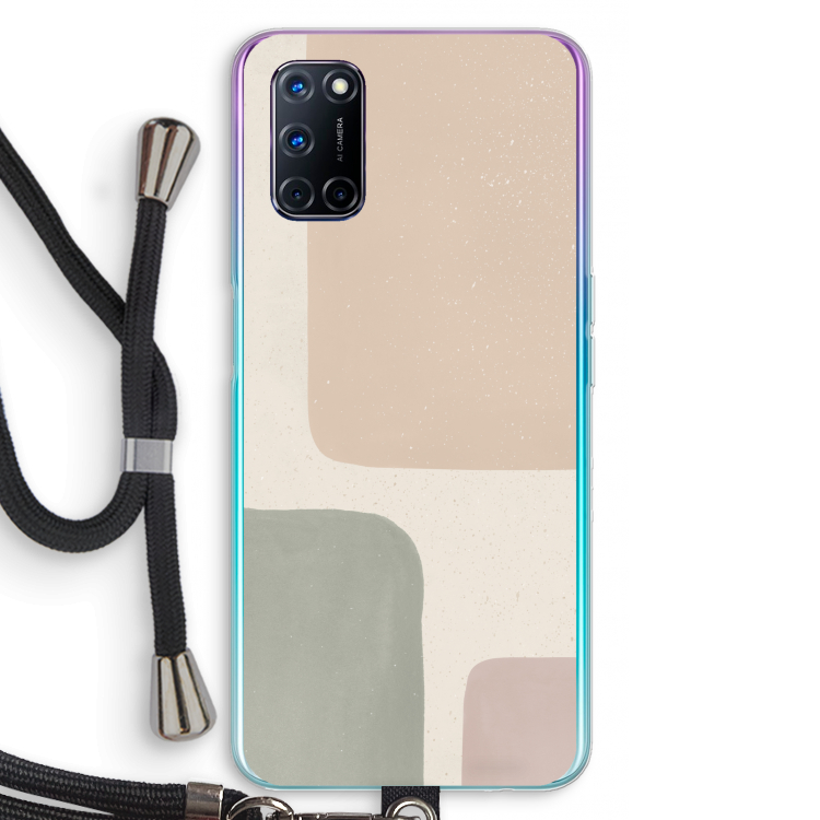 Geo #7: Oppo A92 Transparant Hoesje met koord