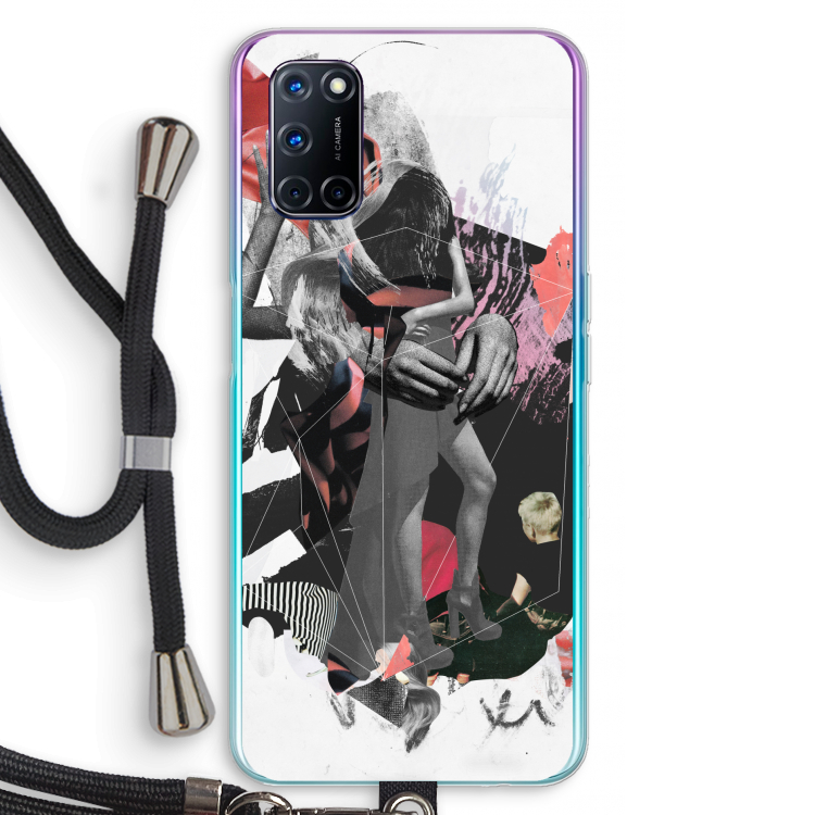 Dissimulation du réel: Oppo A92 Transparant Hoesje met koord