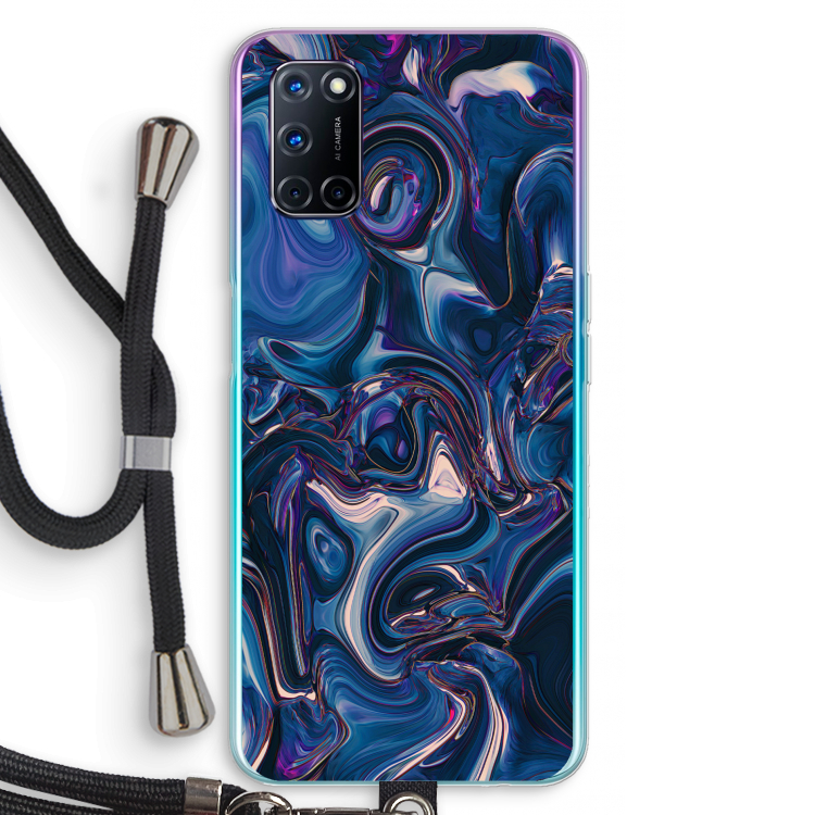 Mirrored Mirage: Oppo A92 Transparant Hoesje met koord