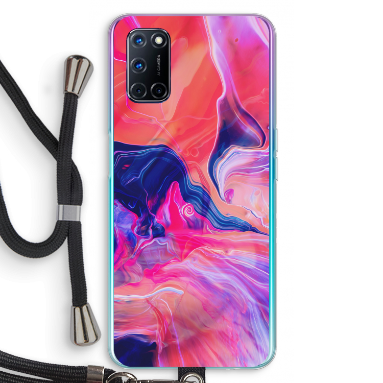 Earth And Ocean: Oppo A92 Transparant Hoesje met koord
