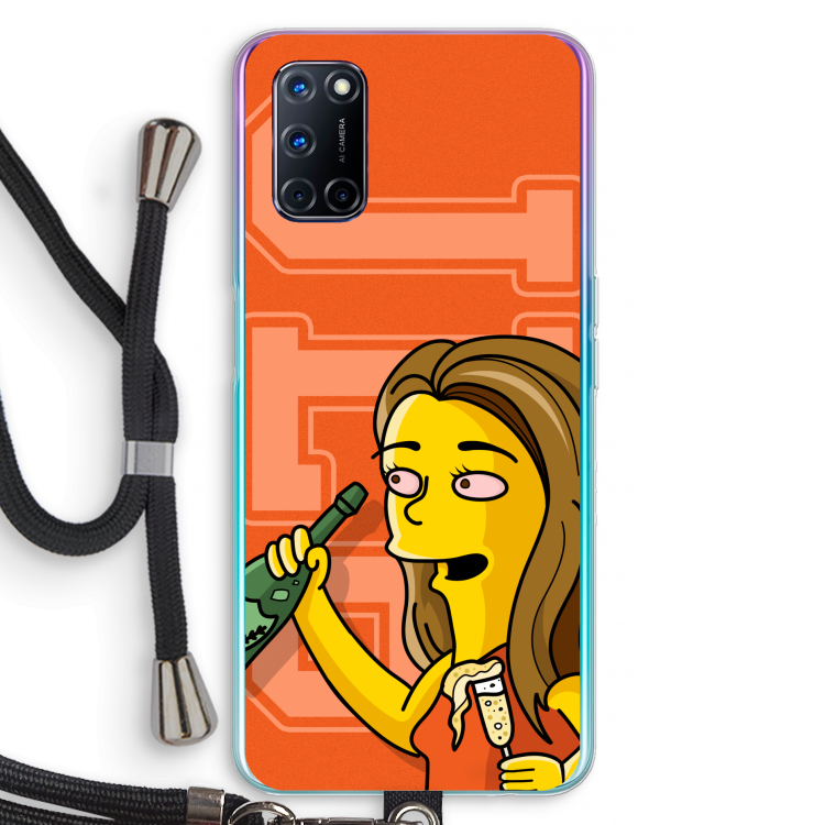 Jamie Lee Simpson: Oppo A92 Transparant Hoesje met koord
