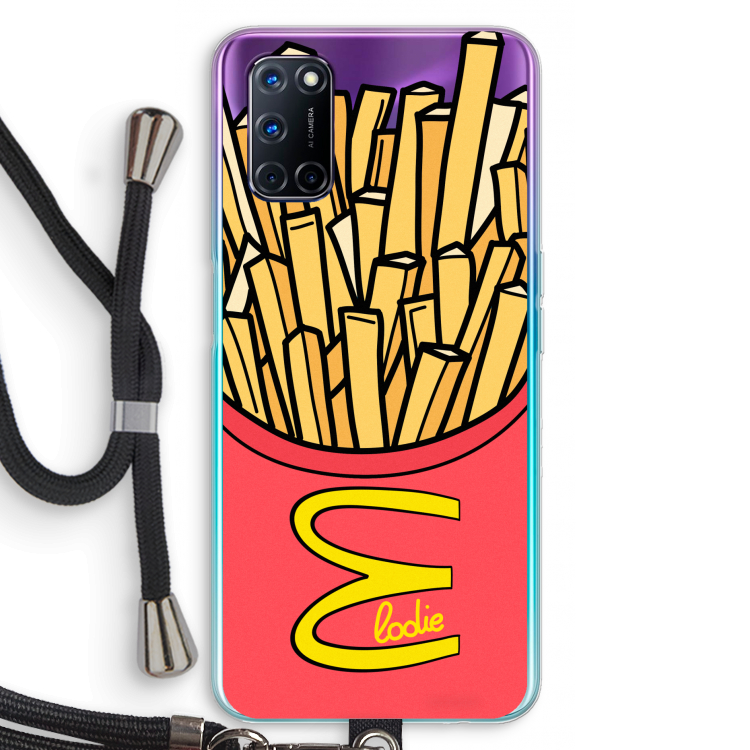 McElodie: Oppo A92 Transparant Hoesje met koord
