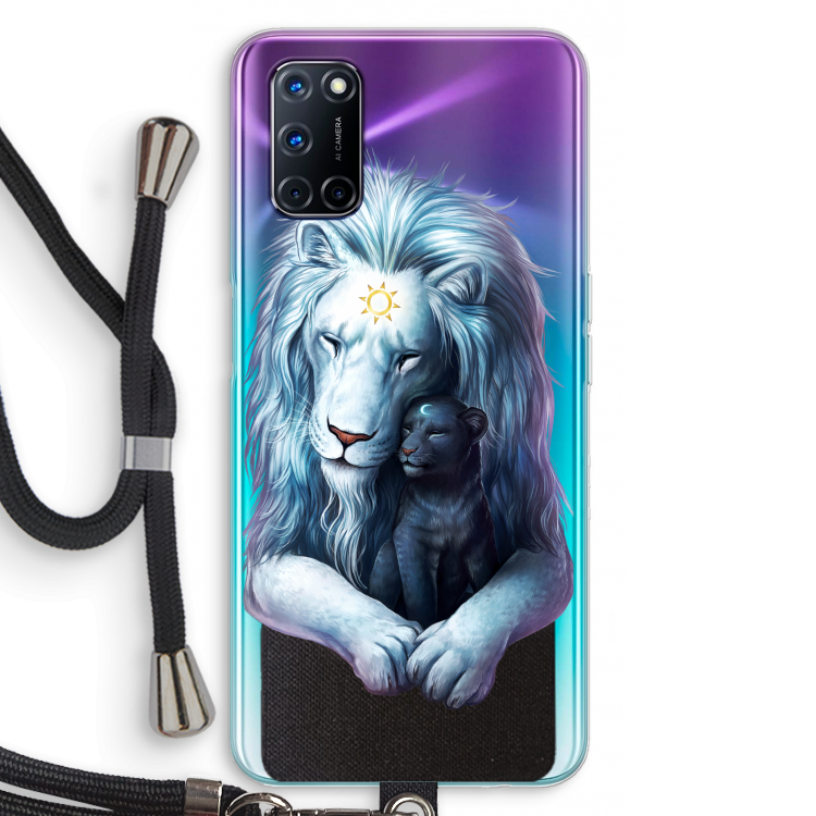 Child Of Light: Oppo A92 Transparant Hoesje met koord
