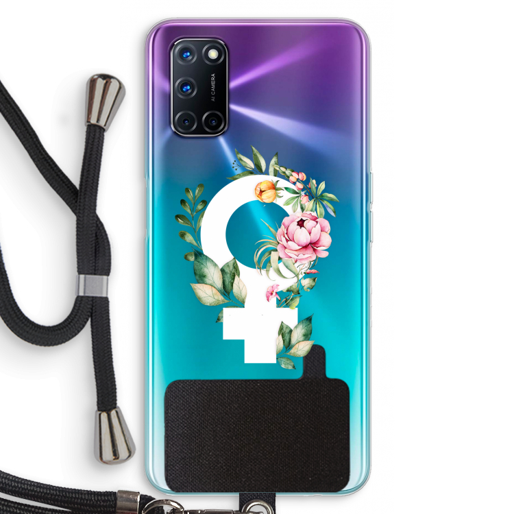 Venus: Oppo A92 Transparant Hoesje met koord