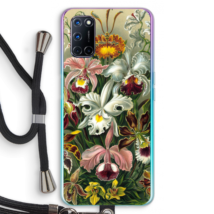 Haeckel Orchidae: Oppo A92 Transparant Hoesje met koord