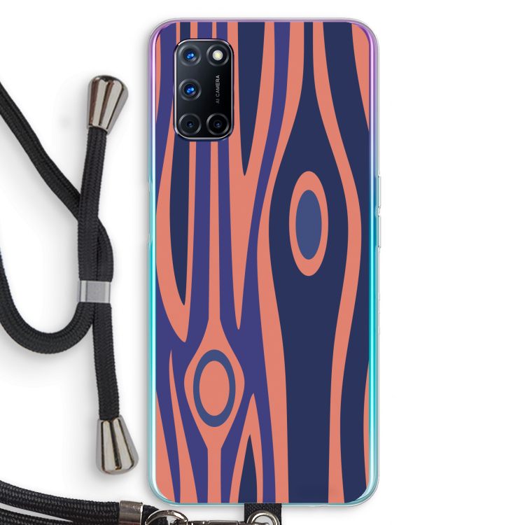 Bast A: Oppo A92 Transparant Hoesje met koord