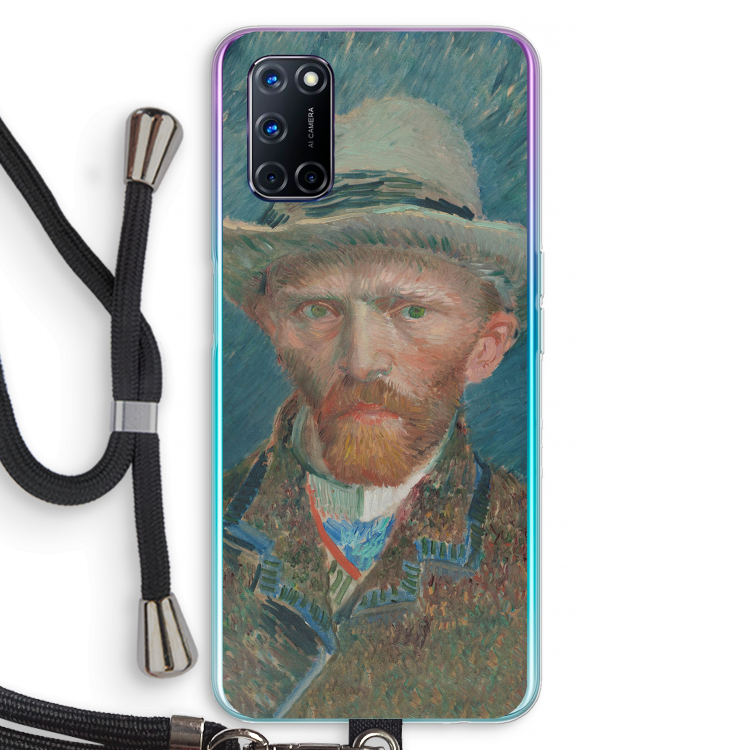Van Gogh: Oppo A92 Transparant Hoesje met koord
