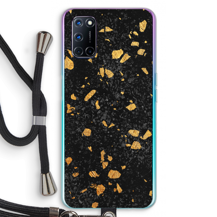 Terrazzo N°7: Oppo A92 Transparant Hoesje met koord