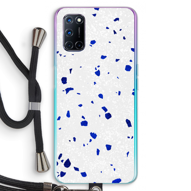 Terrazzo N°5: Oppo A92 Transparant Hoesje met koord
