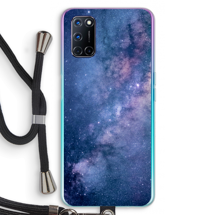 Nebula: Oppo A92 Transparant Hoesje met koord