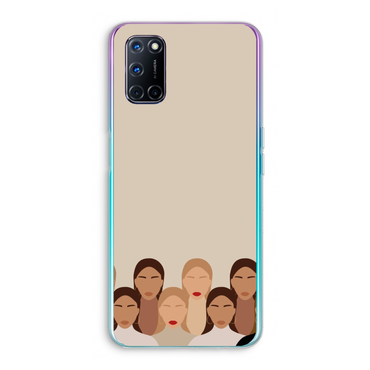 Girls girls girls: Oppo A92 Transparant Hoesje