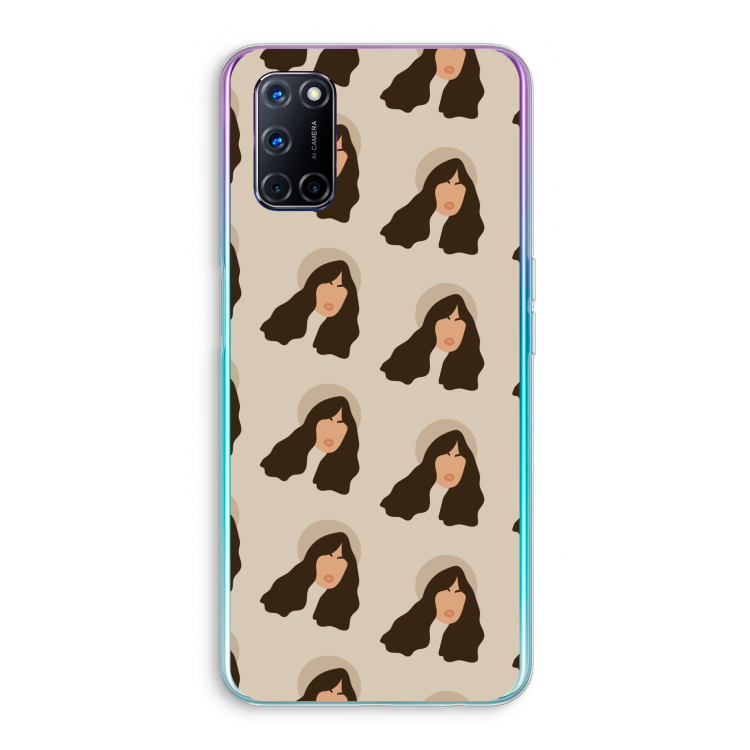 Bonjour mon amour: Oppo A92 Transparant Hoesje