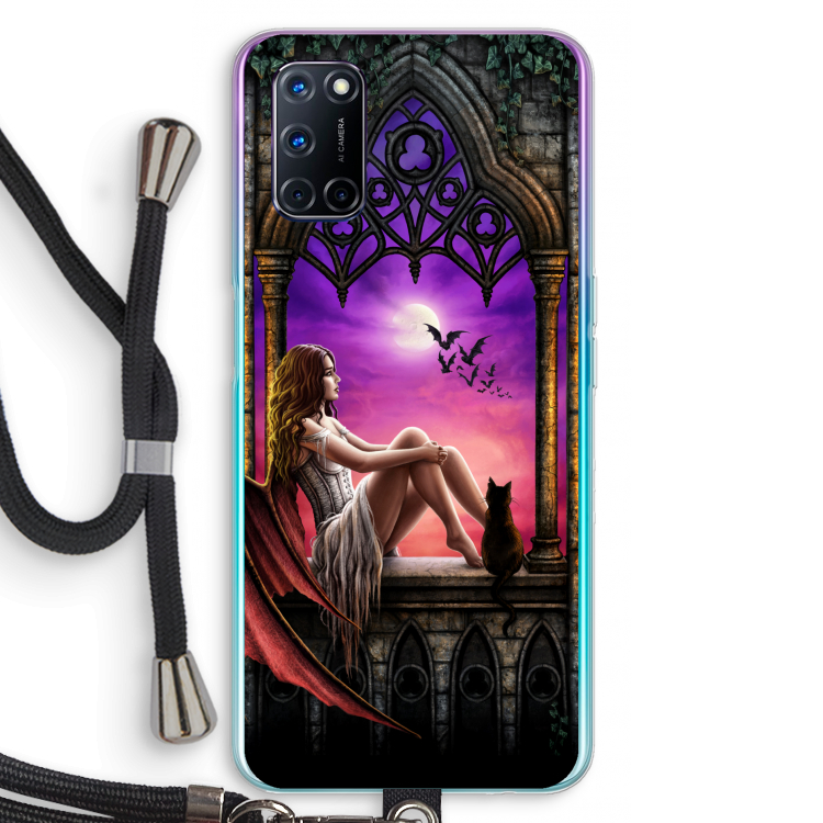 Kinderen van de nacht: Oppo A92 Transparant Hoesje met koord