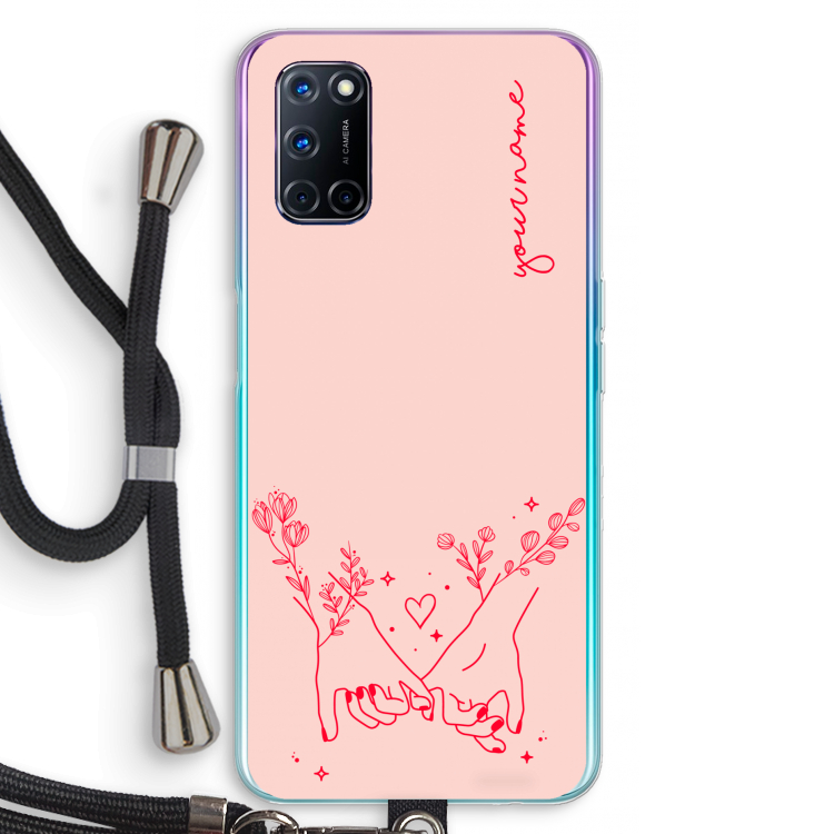 Best Friends: Oppo A92 Transparant Hoesje met koord
