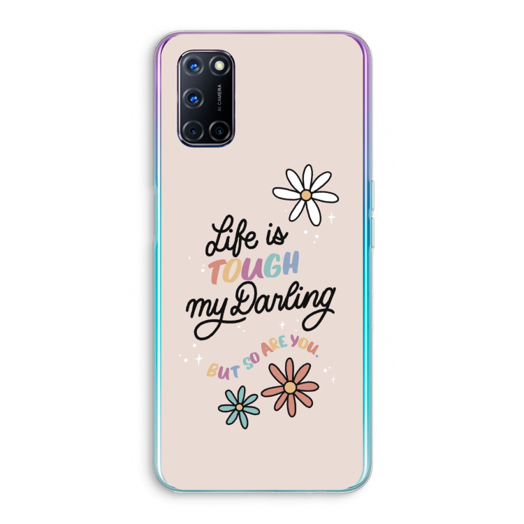 Tough Life: Oppo A92 Transparant Hoesje