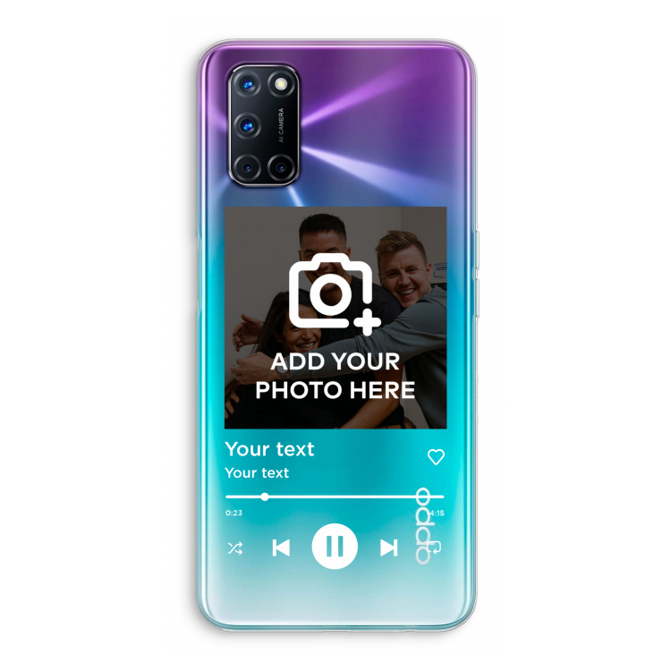 Music Player: Oppo A92 Transparant Hoesje