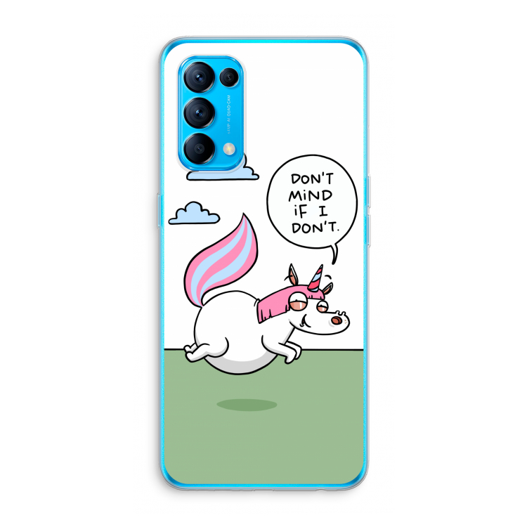 Unicorn: Oppo Find X3 Lite Transparant Hoesje