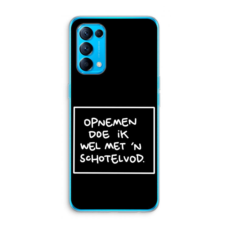 Schotelvod: Oppo Find X3 Lite Transparant Hoesje