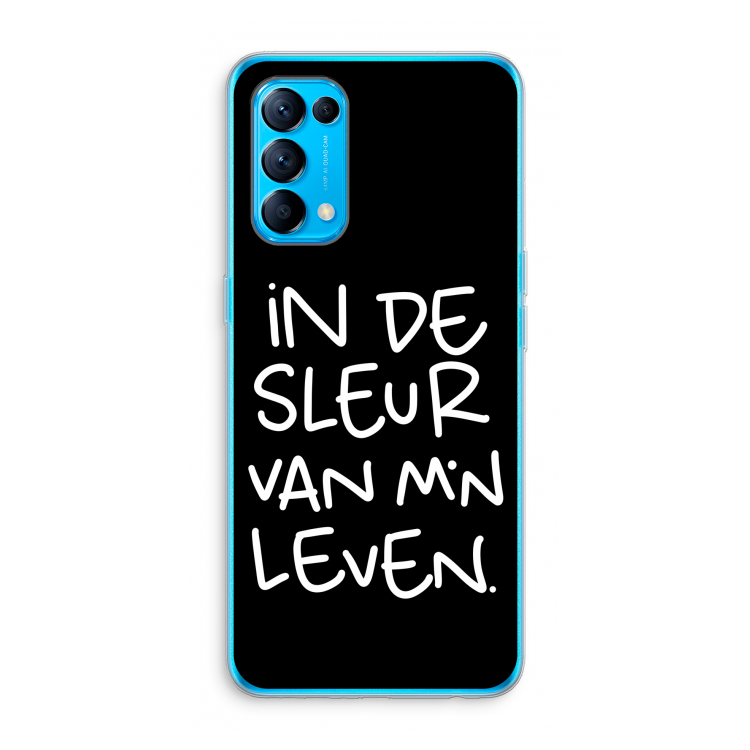 De Sleur: Oppo Find X3 Lite Transparant Hoesje