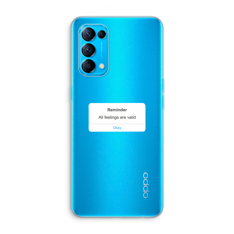 Reminder: Oppo Find X3 Lite Transparant Hoesje