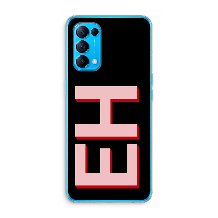 Monogram: Oppo Find X3 Lite Transparant Hoesje