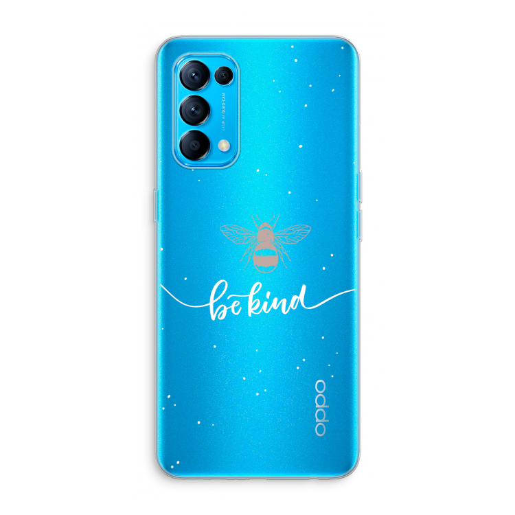 Be(e) kind: Oppo Find X3 Lite Transparant Hoesje