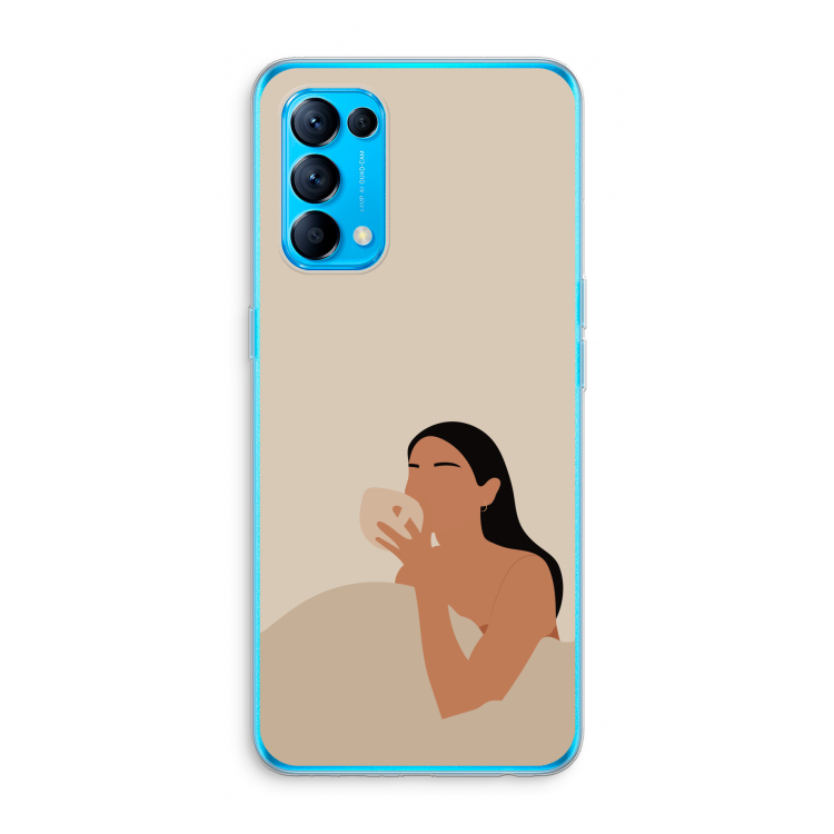 Fresh coffee: Oppo Find X3 Lite Transparant Hoesje
