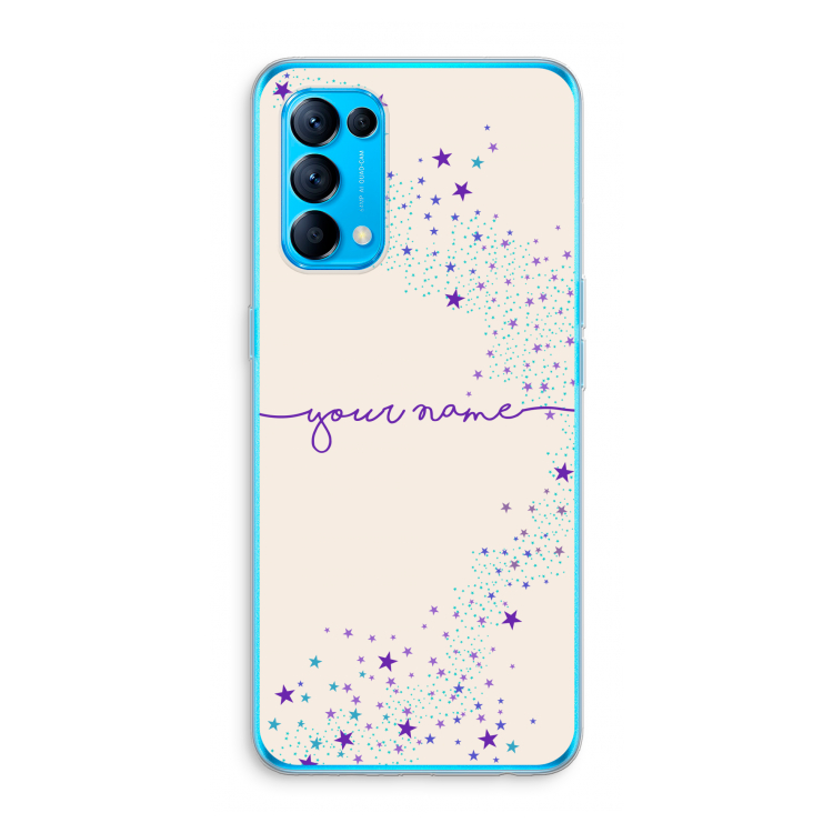 Sterren: Oppo Find X3 Lite Transparant Hoesje