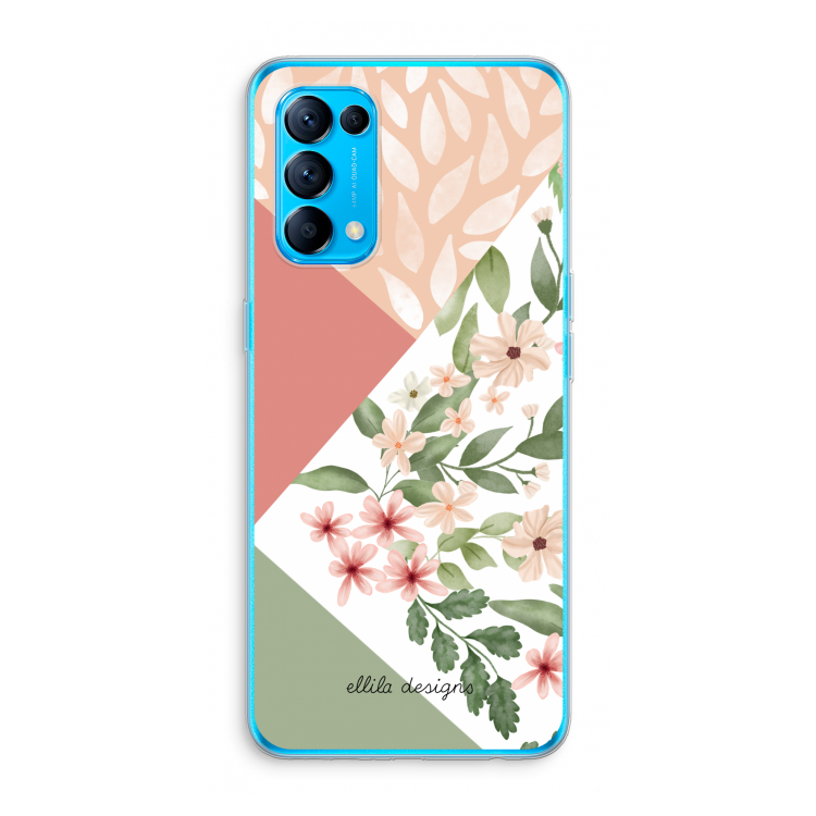 Sweet heaven geometrics: Oppo Find X3 Lite Transparant Hoesje