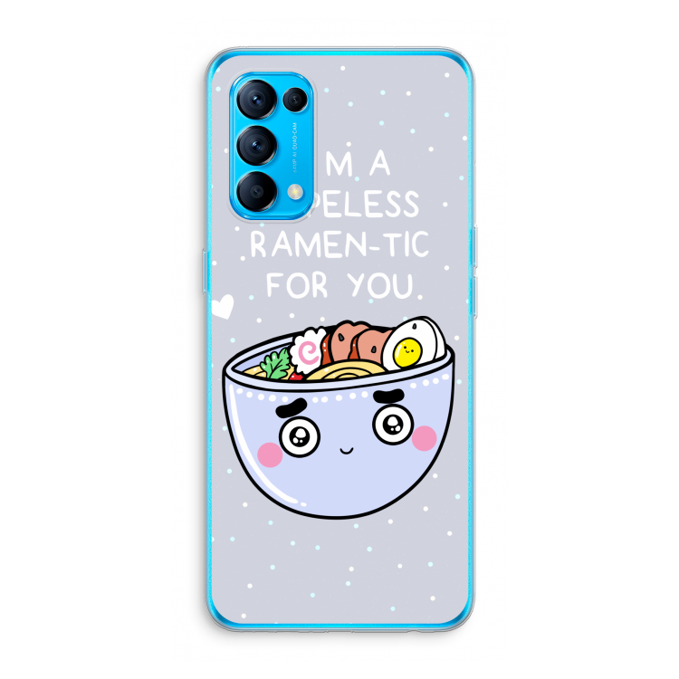 I'm A Hopeless Ramen-Tic For You: Oppo Find X3 Lite Transparant Hoesje