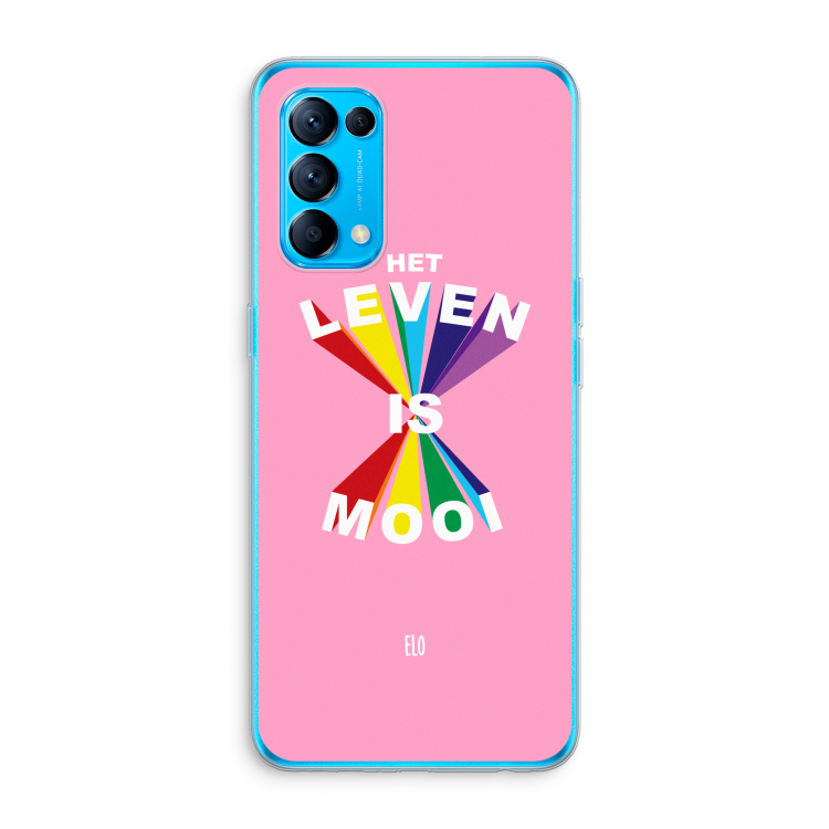 Het Leven Is Mooi: Oppo Find X3 Lite Transparant Hoesje