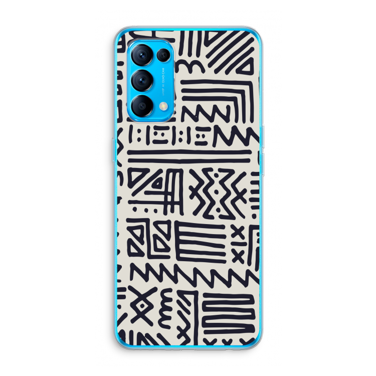 Marrakech print: Oppo Find X3 Lite Transparant Hoesje