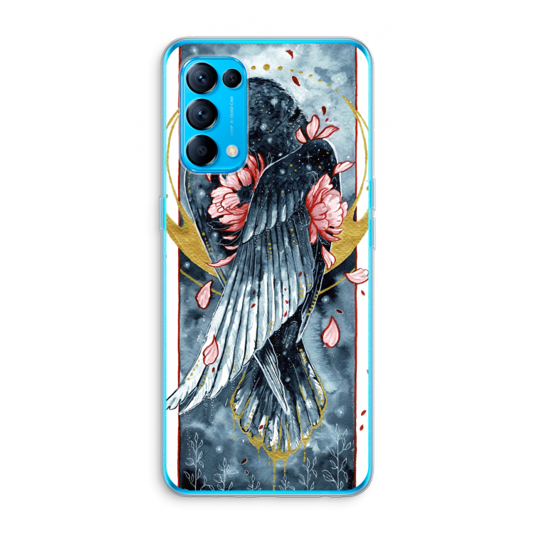 Golden Raven: Oppo Find X3 Lite Transparant Hoesje