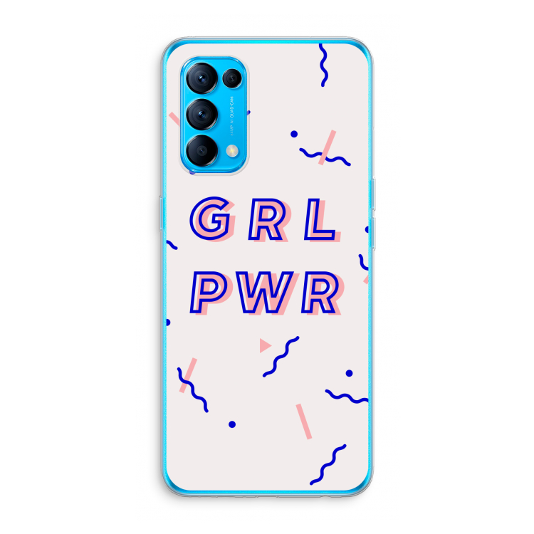 GRL PWR: Oppo Find X3 Lite Transparant Hoesje
