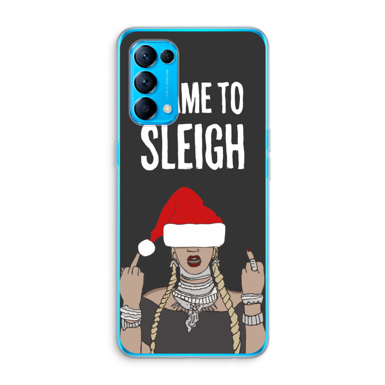 Came To Sleigh: Oppo Find X3 Lite Transparant Hoesje