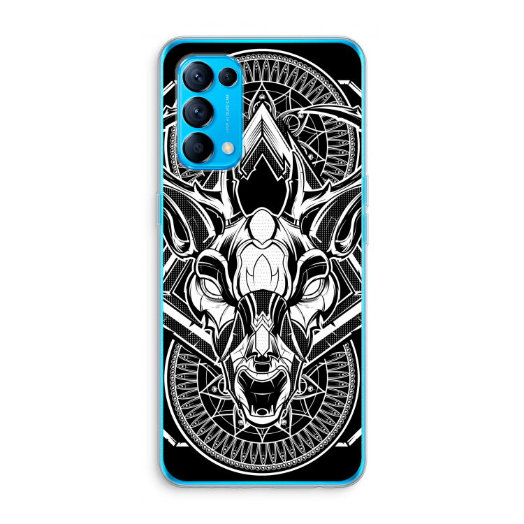 Oh Deer: Oppo Find X3 Lite Transparant Hoesje