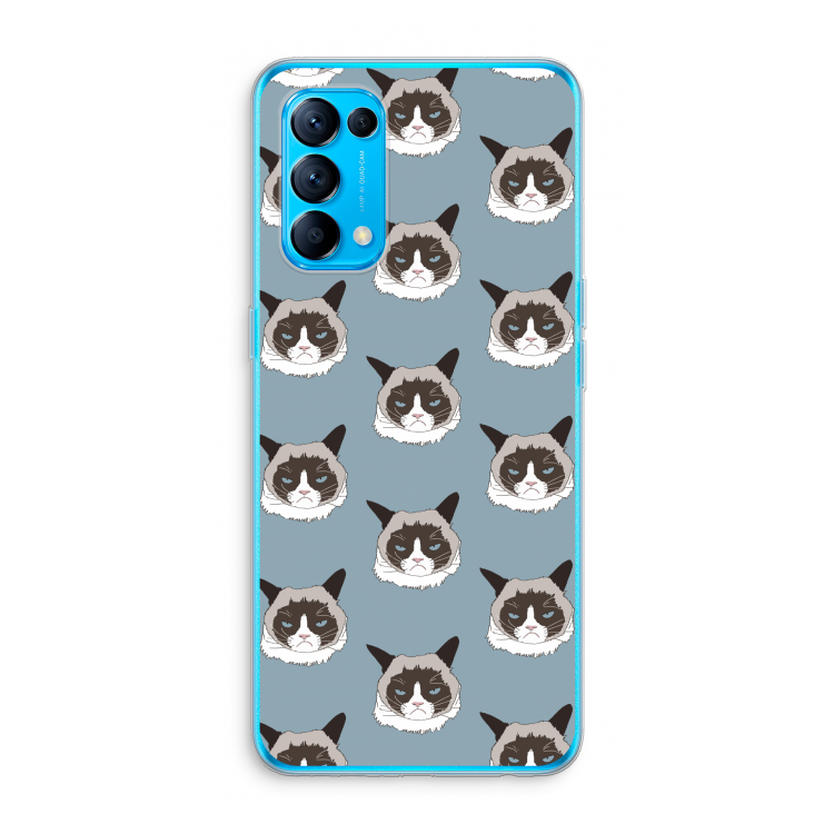 It's a Purrr Case: Oppo Find X3 Lite Transparant Hoesje