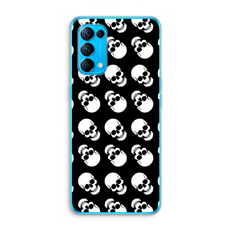 Musketon Skulls: Oppo Find X3 Lite Transparant Hoesje